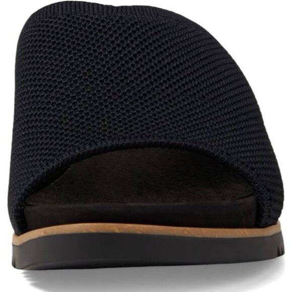 Eileen Fisher Kori Stretch Knit Slide Sandals Black Size Comfort Size 7 - Picture 7 of 10